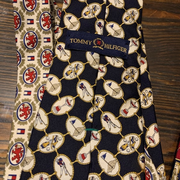 Silk Golf Theme Motif Tommy Hilfiger USA ties - Picture 8 of 15